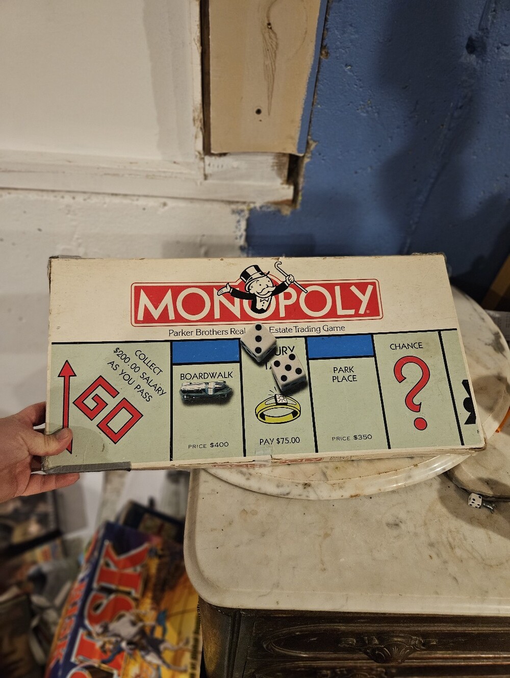 Monopoly Classic Board Game Parker Brothers  Complete Vintage 1985